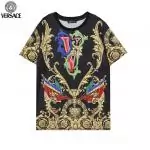 new versace t-shirt collection black baroque